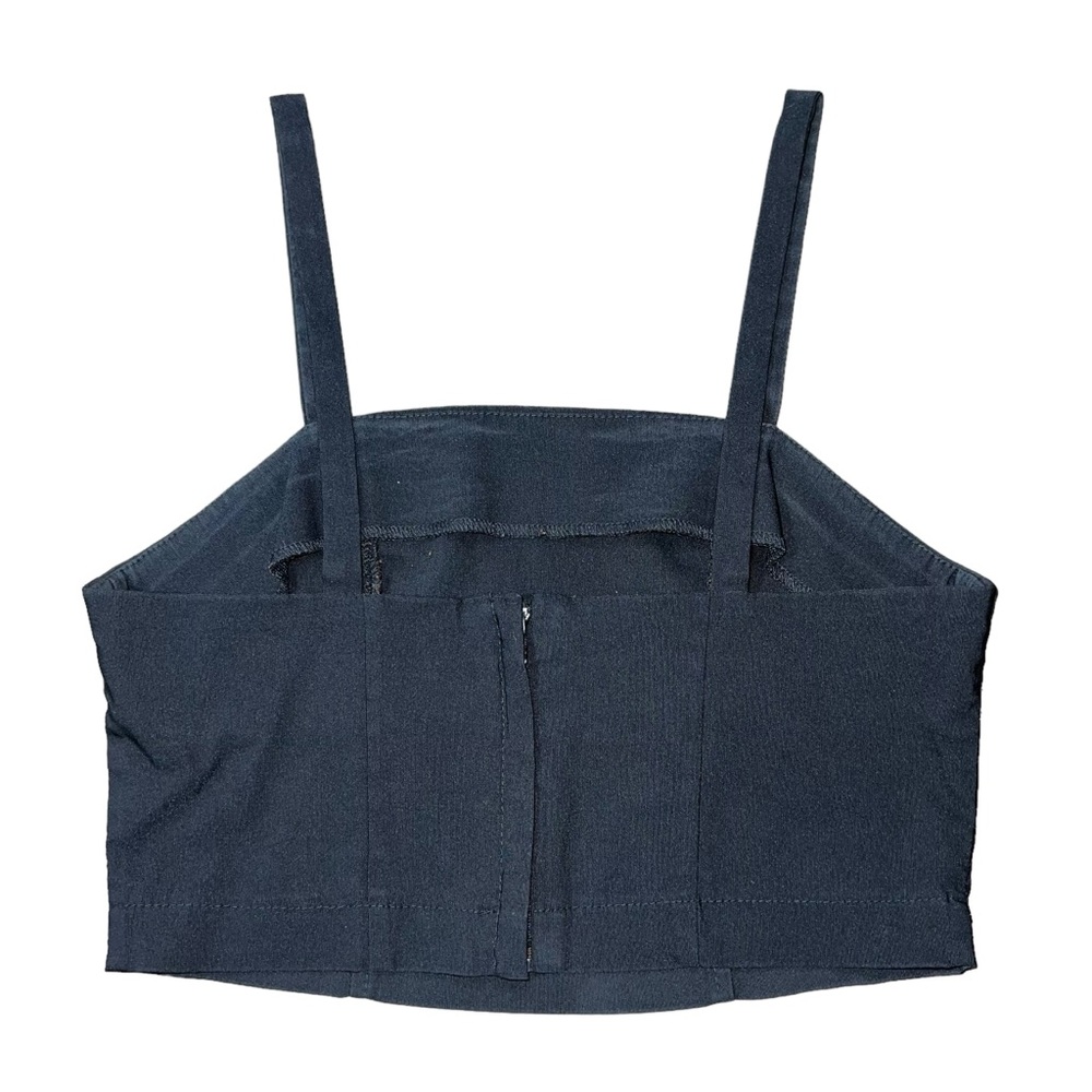 Vintage Studio F Collection black crop top - Picture 9 of 10